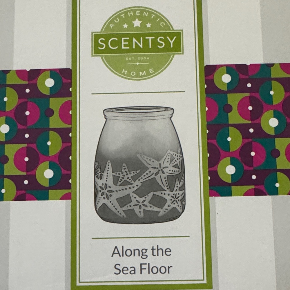 Scentsy Along the Sea Floor Starfish Jar - Gray